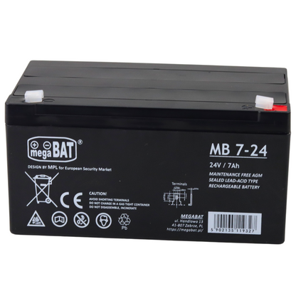 Vehicle Gel Battery For 24V7AH Battery - pilt 2