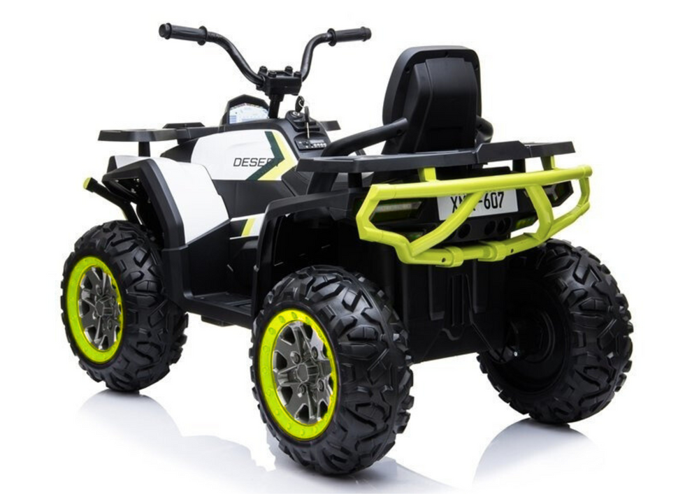XMX607 Electric Ride On Quad - White - attēls 7