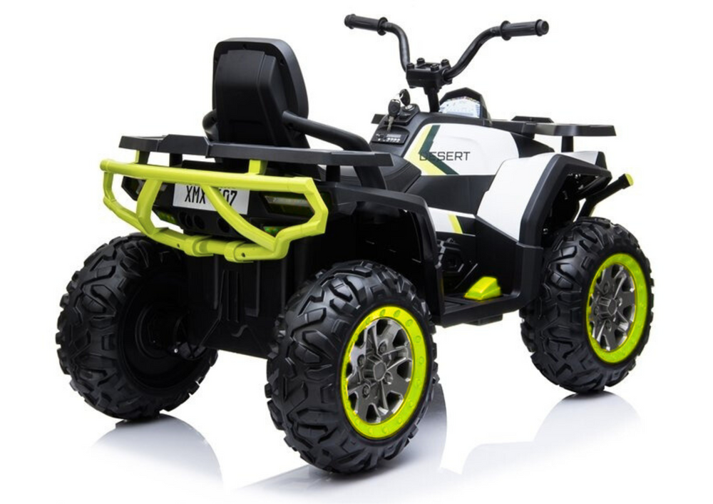 XMX607 Electric Ride On Quad - White - attēls 8