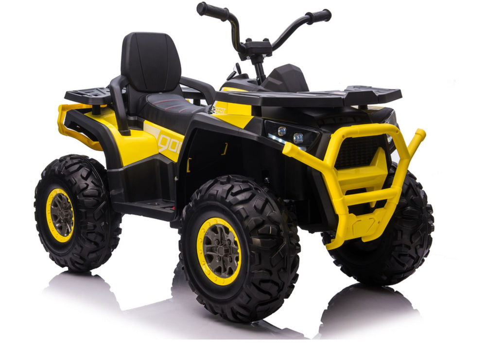 XMX607 vaikiškas elektrinis keturratis - geltonas - nuotrauka 1