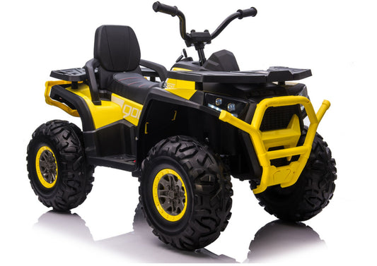 XMX607 Electric Ride On Quad - Yellow - attēls 1