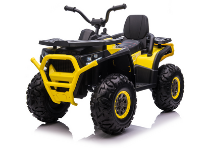 XMX607 vaikiškas elektrinis keturratis - geltonas - nuotrauka 2