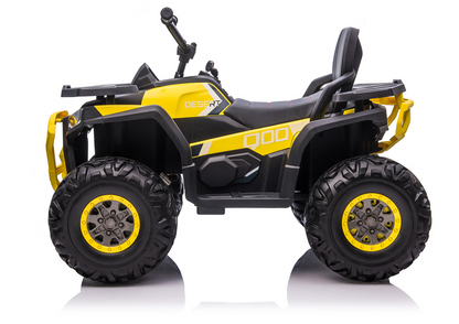 XMX607 vaikiškas elektrinis keturratis - geltonas - nuotrauka 3