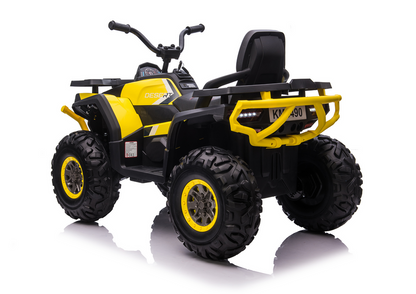 XMX607 vaikiškas elektrinis keturratis - geltonas - nuotrauka 5