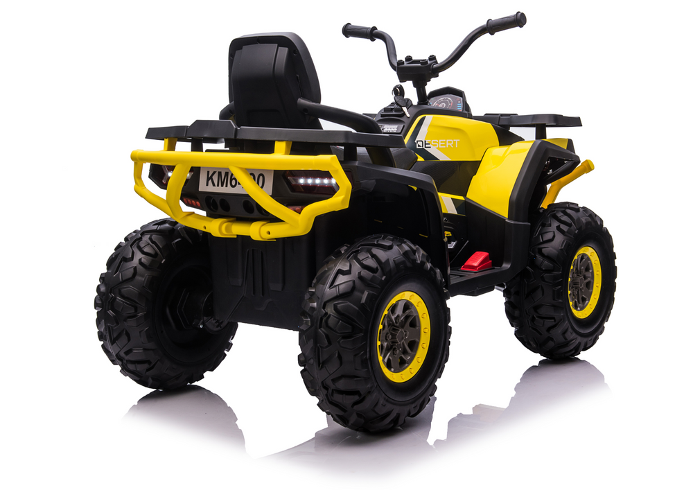 XMX607 vaikiškas elektrinis keturratis - geltonas - nuotrauka 6