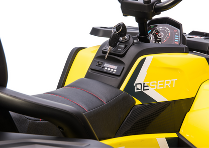 XMX607 vaikiškas elektrinis keturratis - geltonas - nuotrauka 8