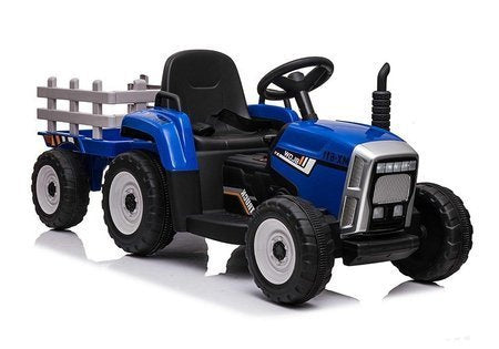 XMX611 Electric Ride-On Tractor Blue - attēls 5