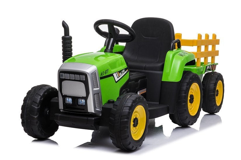 XMX611 Electric Ride-On Tractor Green - attēls 2
