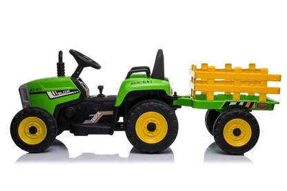 XMX611 Electric Ride-On Tractor Green - attēls 4