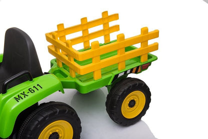 XMX611 Electric Ride-On Tractor Green - attēls 6