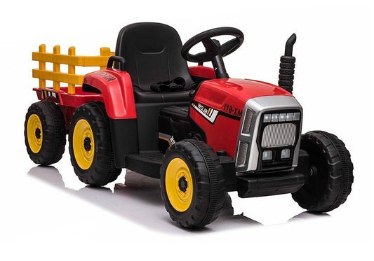 XMX611 Electric Ride-On Tractor Red - attēls 1