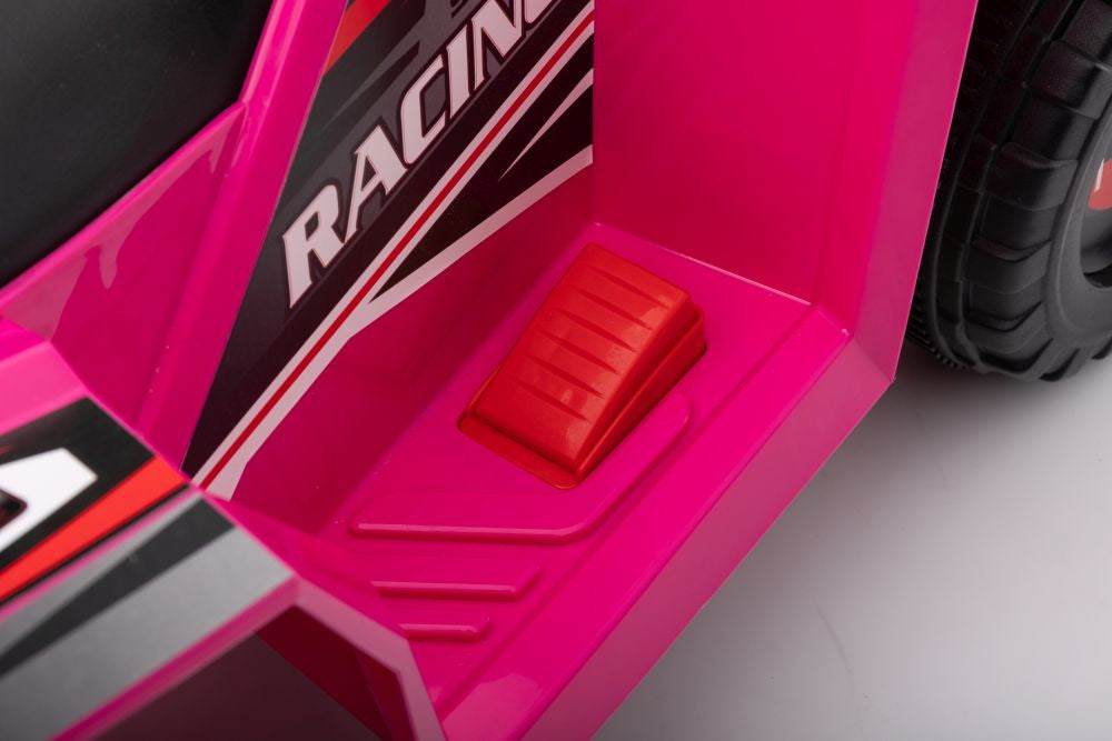 XMX630T Pink Battery Quad Bike With Trailer - pilt 8