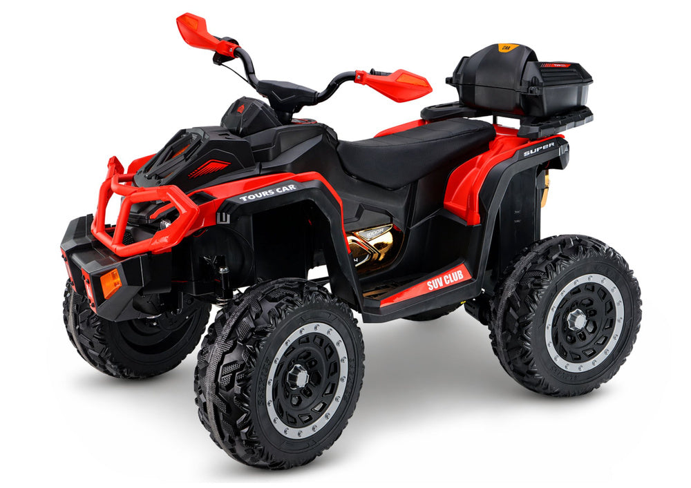 XW-08 4x4 45W Battery-Operated Quad Bike Red - pilt 2