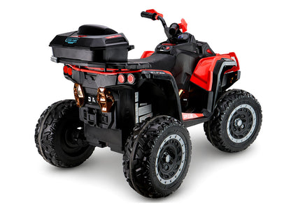 XW-08 4x4 45W Battery-Operated Quad Bike Red - pilt 7